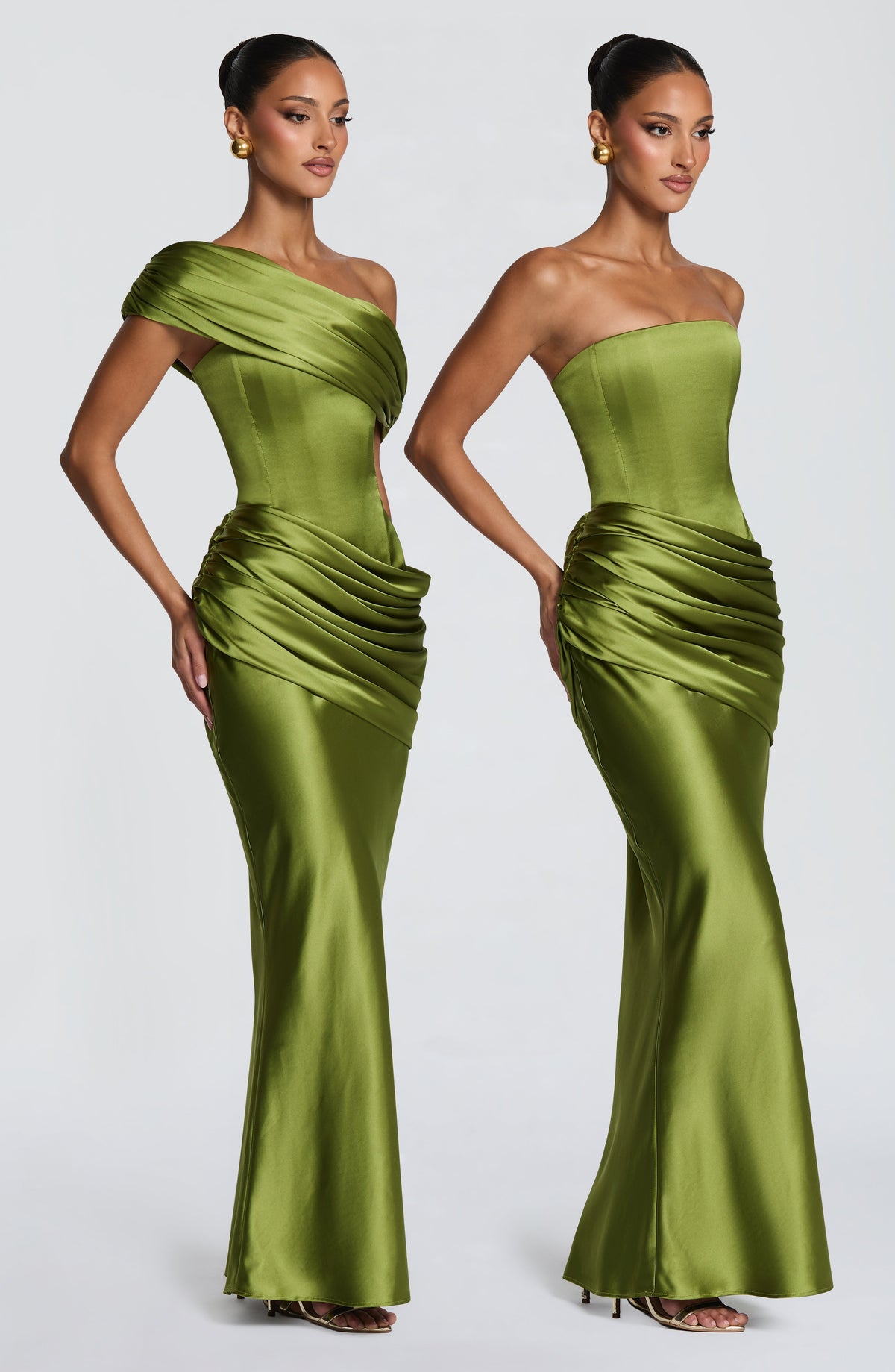 Camilla | Women's Elegant Satin Corset Evening Dress