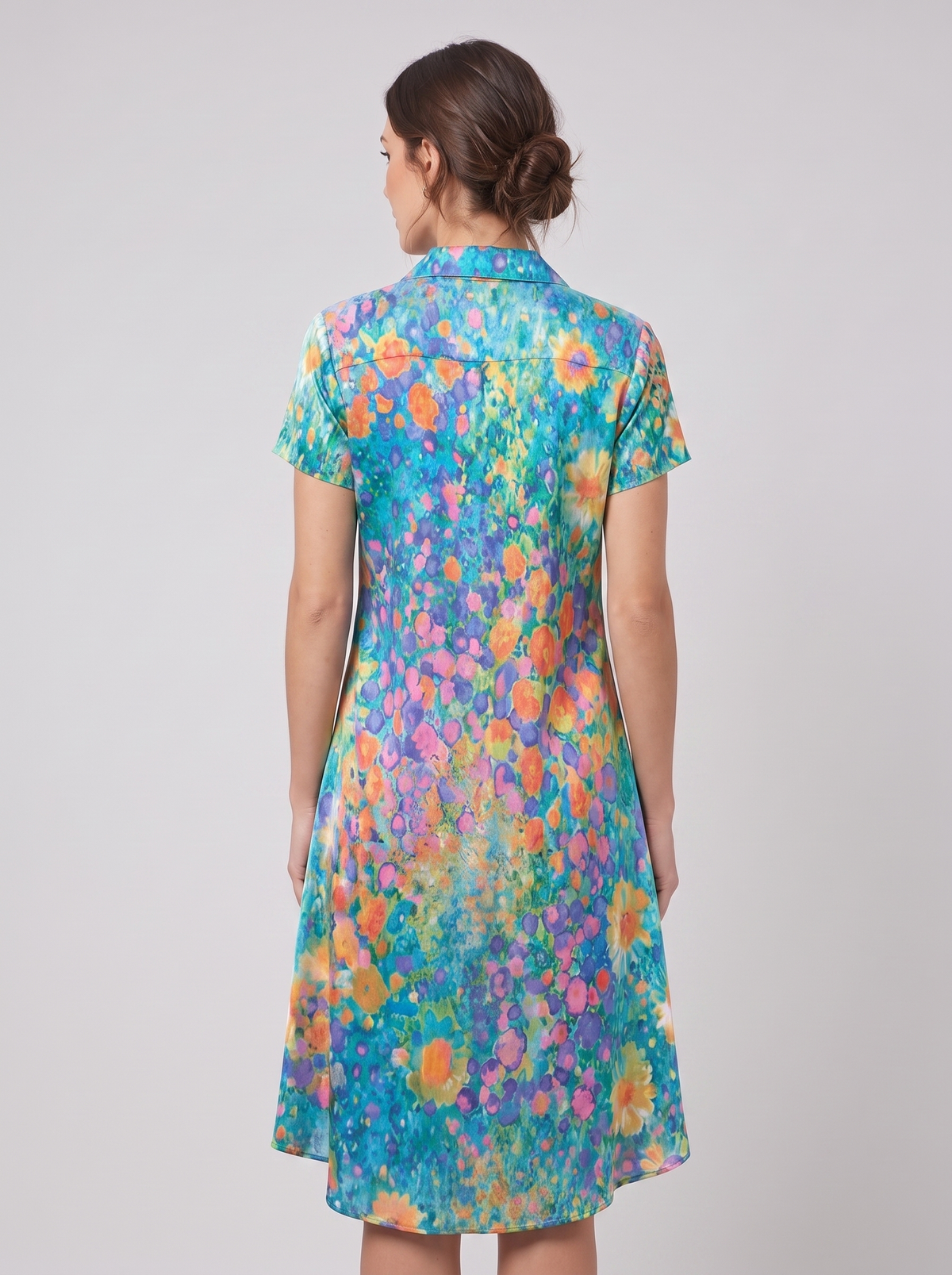 Joanne | Women's Floral Wedding Guest Midi Dress