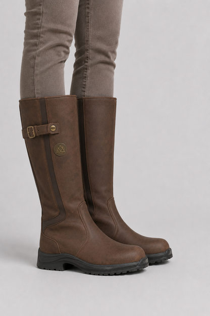 Women’s Buckle Detail Riding Boots
