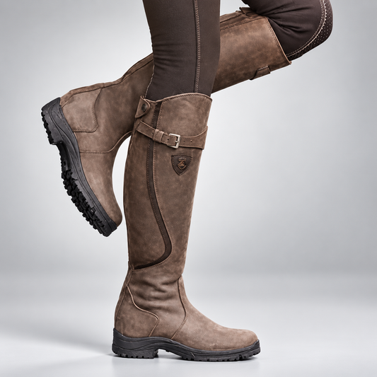 Women’s Buckle Detail Riding Boots