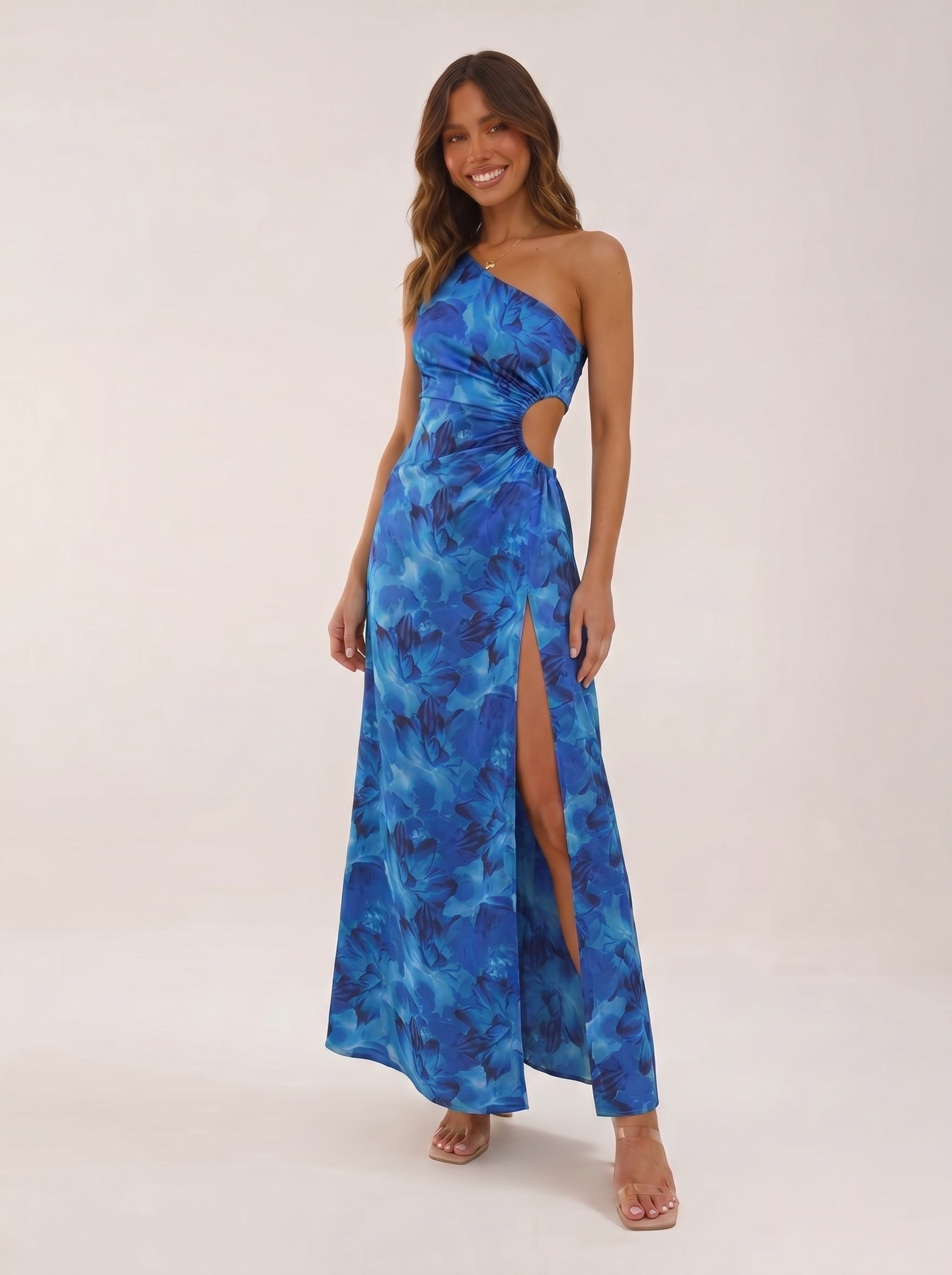 Camilla | Women's One-Shoulder Floral Maxi Dress
