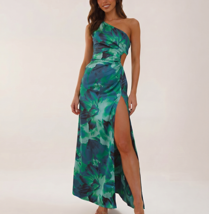 Camilla | Women's One-Shoulder Floral Maxi Dress