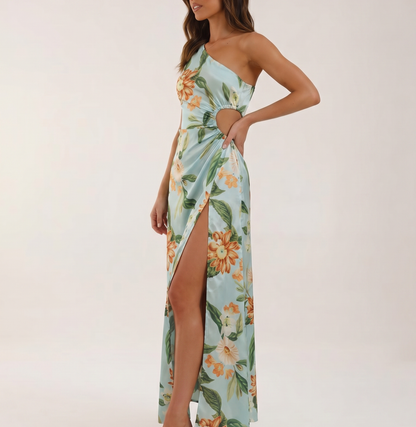 Camilla | Women's One-Shoulder Floral Maxi Dress