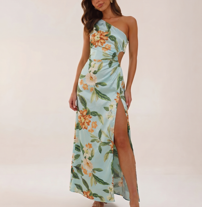 Camilla | Women's One-Shoulder Floral Maxi Dress