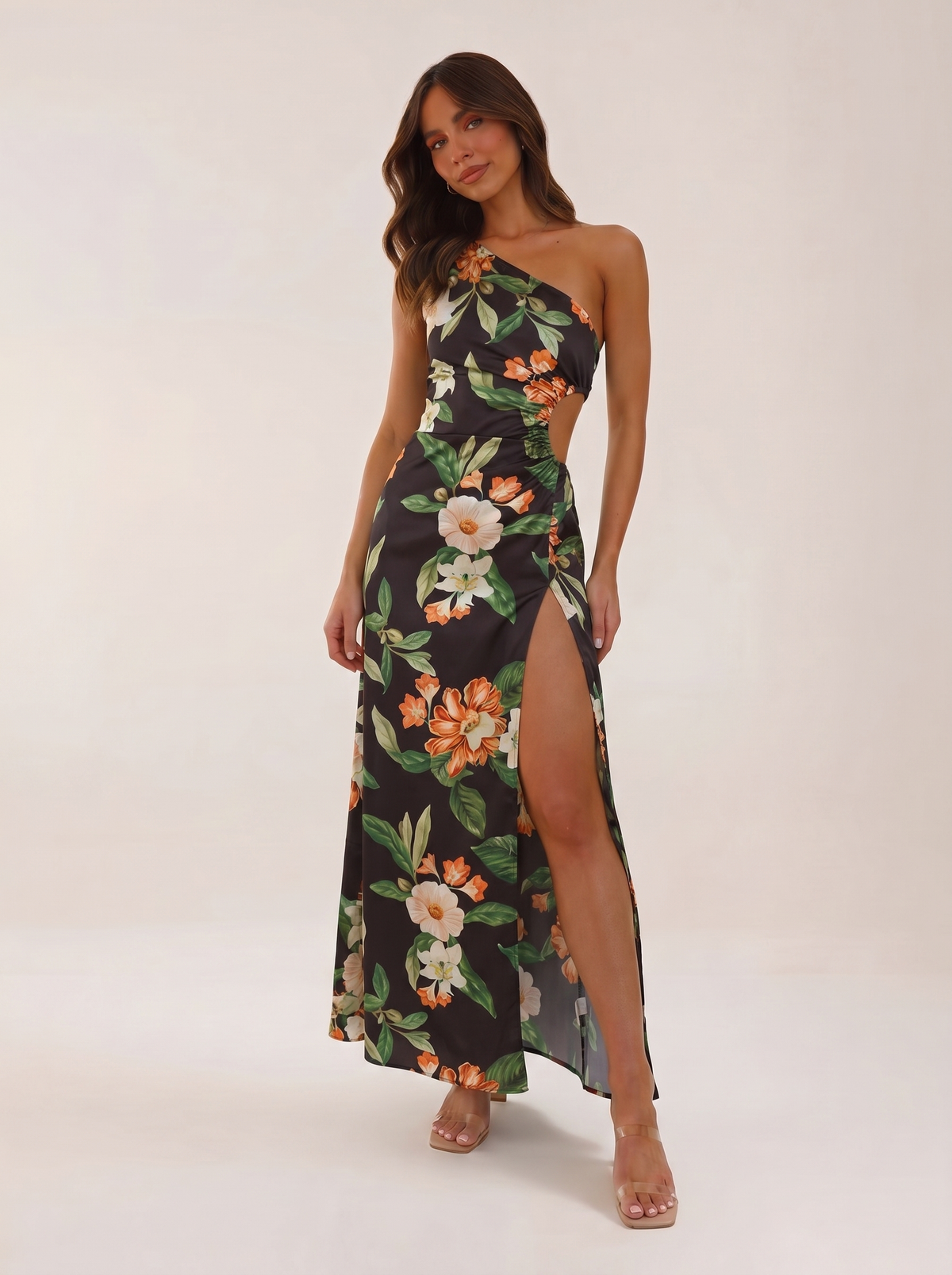 Camilla | Women's One-Shoulder Floral Maxi Dress