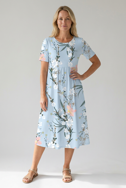 Amber | Women's Printed Floral Summer Dress