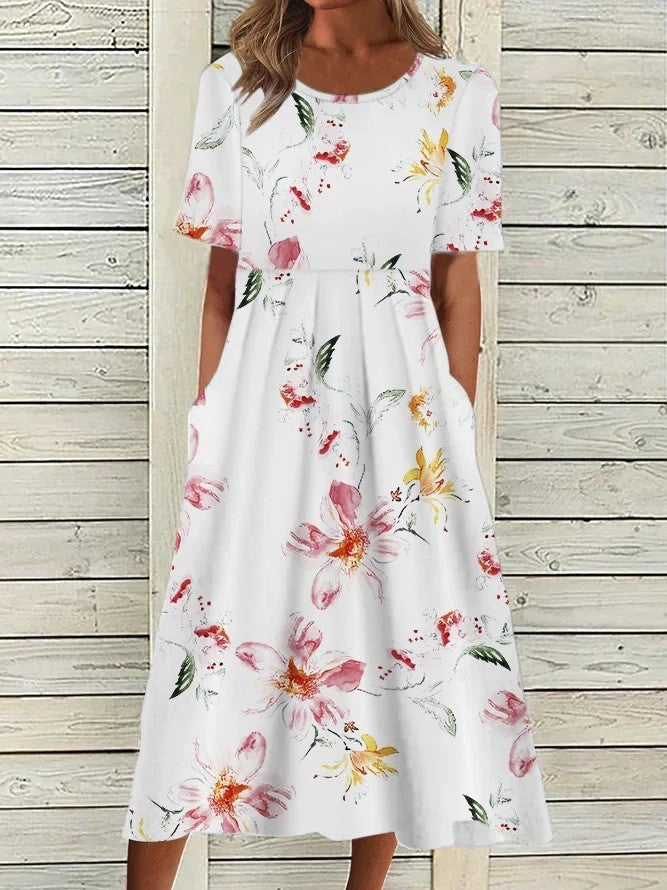Amber | Women's Printed Floral Summer Dress