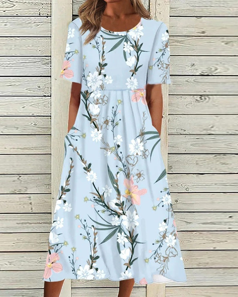 Amber | Women's Printed Floral Summer Dress