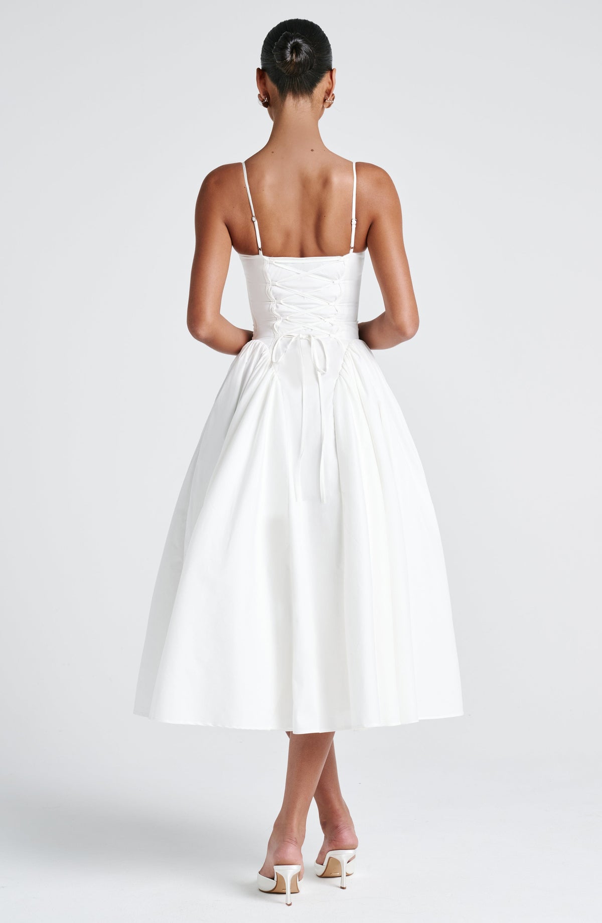 Amelie | Women's Sophisticated A-line Summer Midi Dress