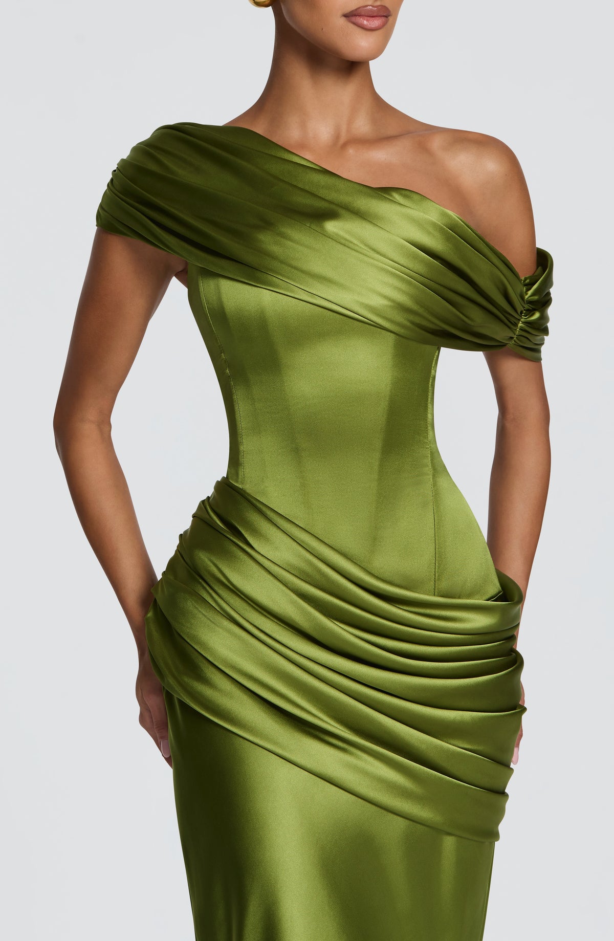 Camilla | Women's Elegant Satin Corset Evening Dress