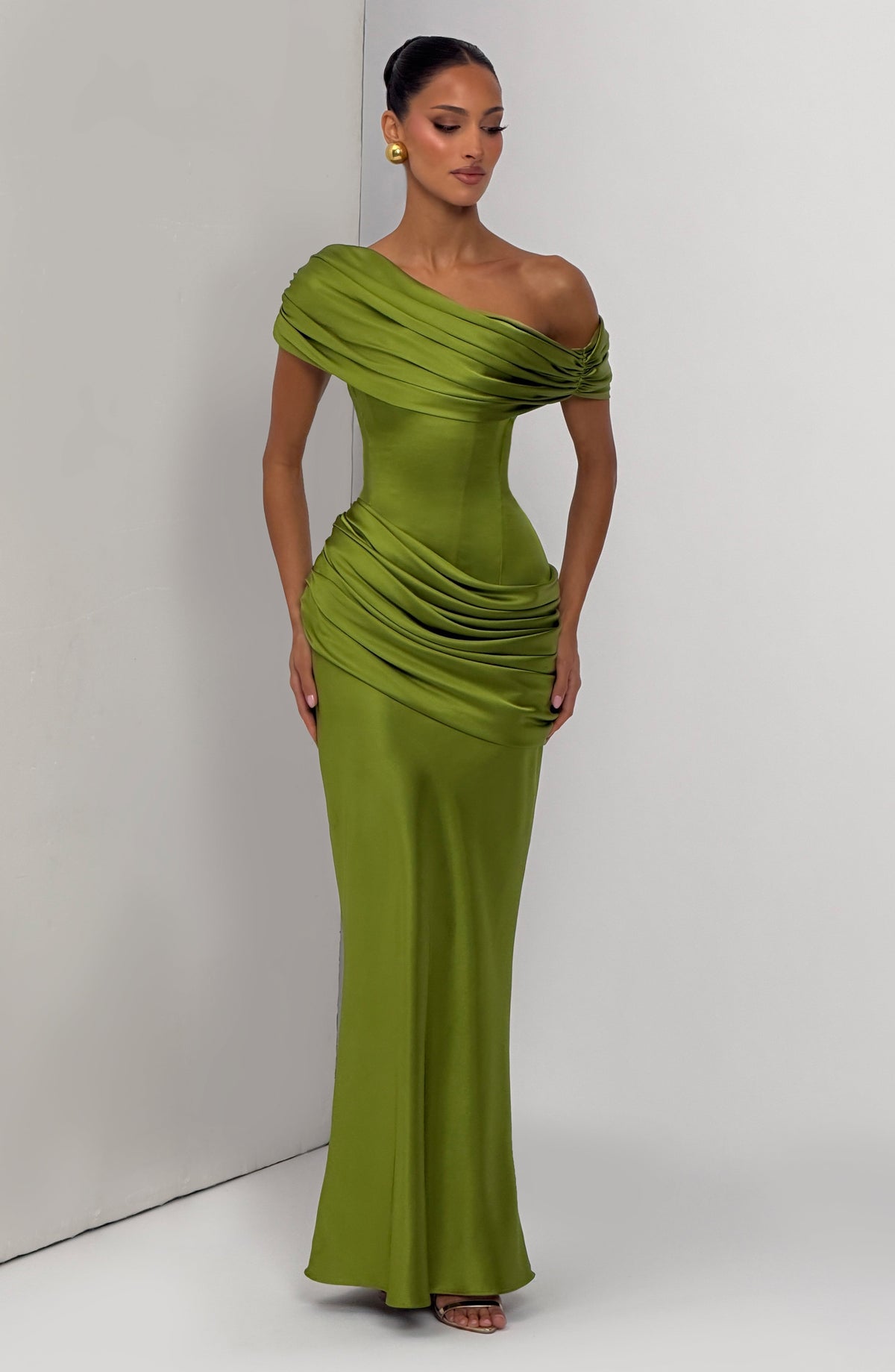 Camilla | Women's Elegant Satin Corset Evening Dress