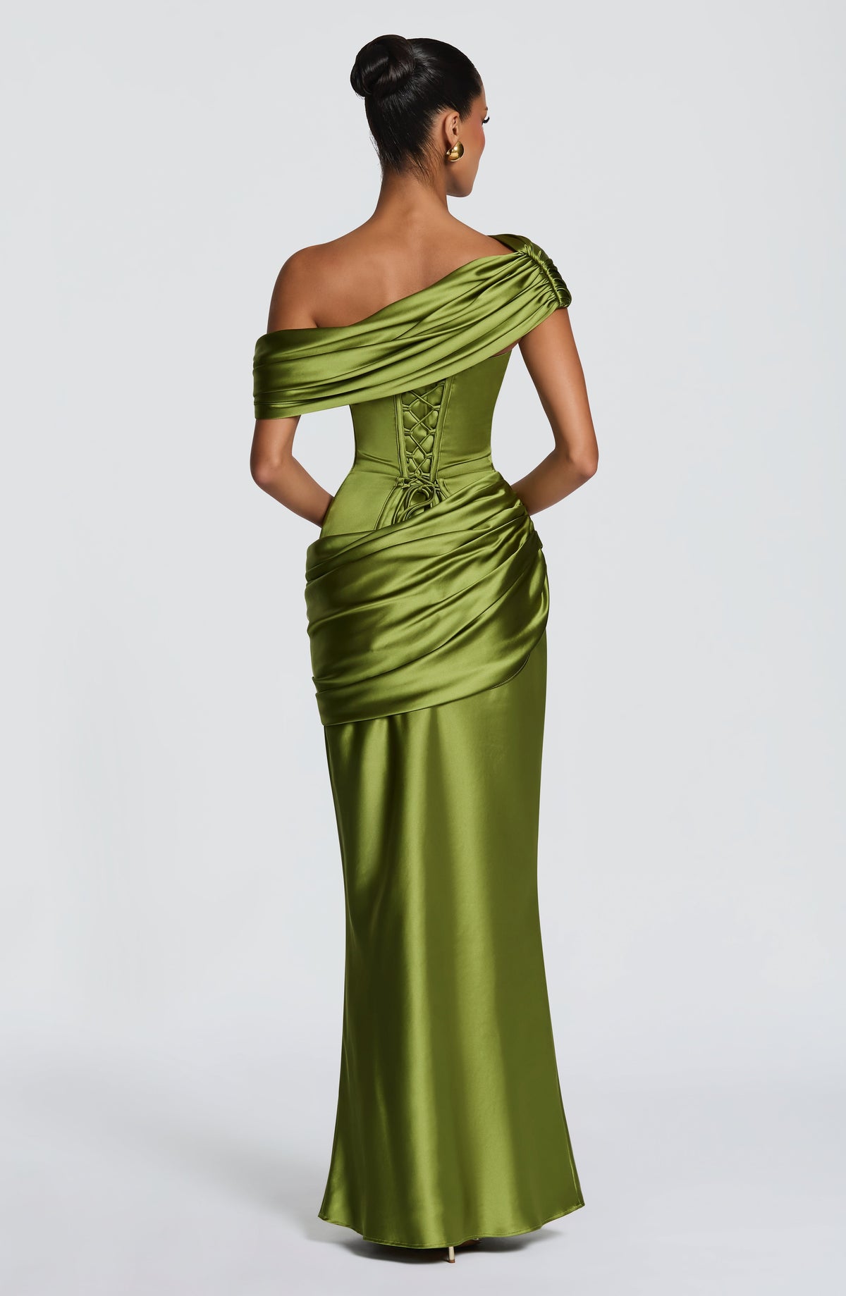 Camilla | Women's Elegant Satin Corset Evening Dress