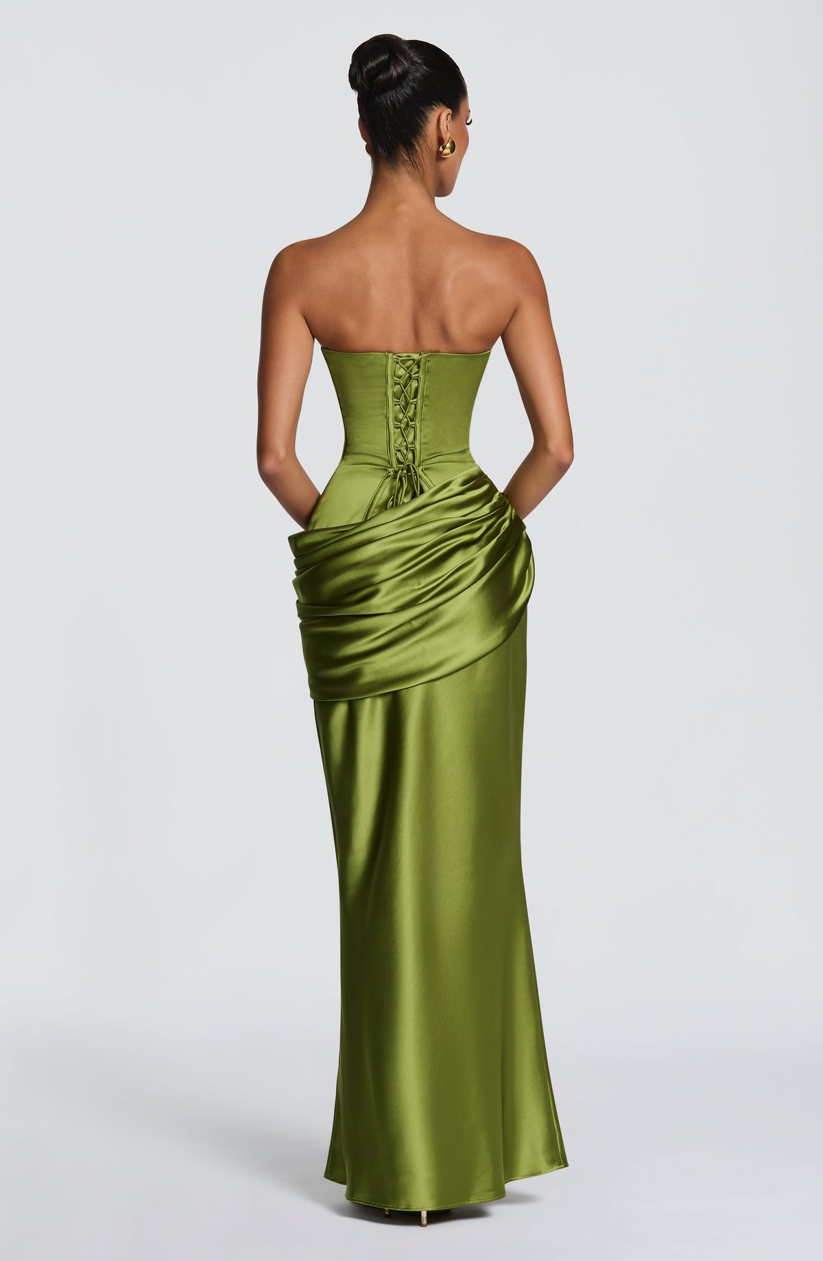 Camilla | Women's Elegant Satin Corset Evening Dress