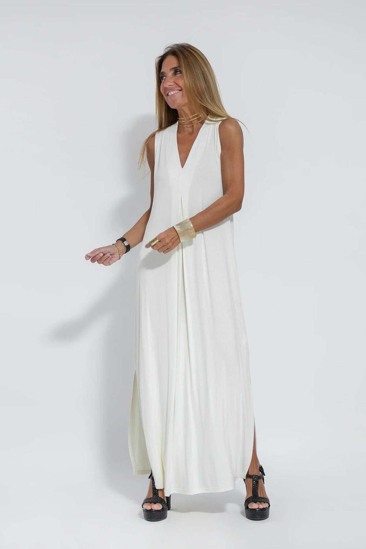 Ellie | Women's Sleeveless Summer Maxi Dress