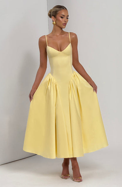 Amelie | Women's Sophisticated A-line Summer Midi Dress