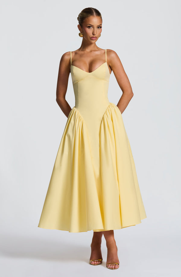Amelie | Women's Sophisticated A-line Summer Midi Dress