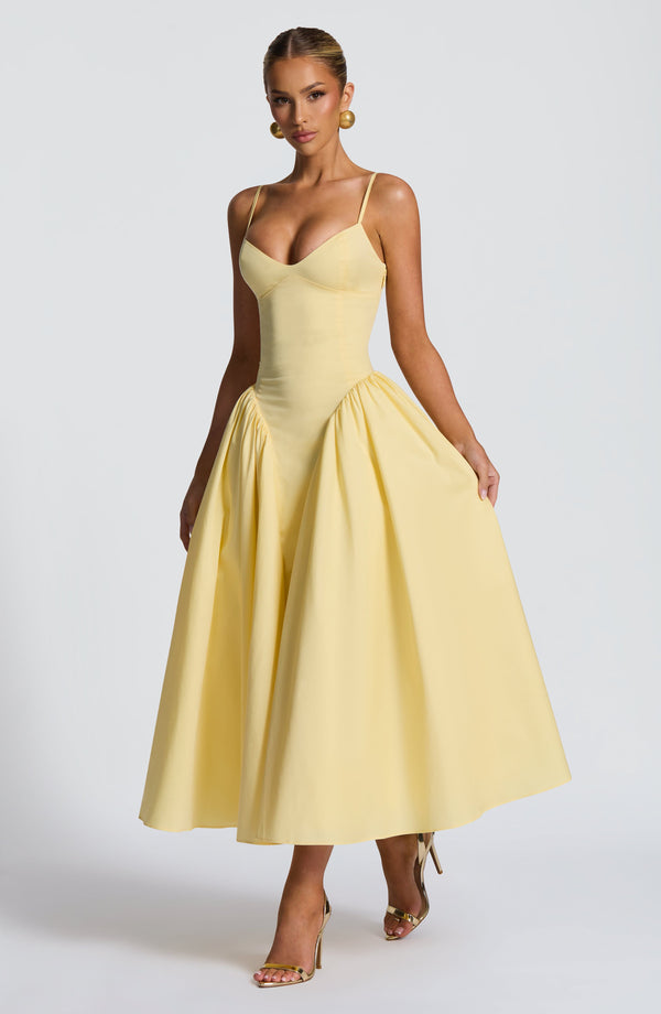 Amelie | Women's Sophisticated A-line Summer Midi Dress