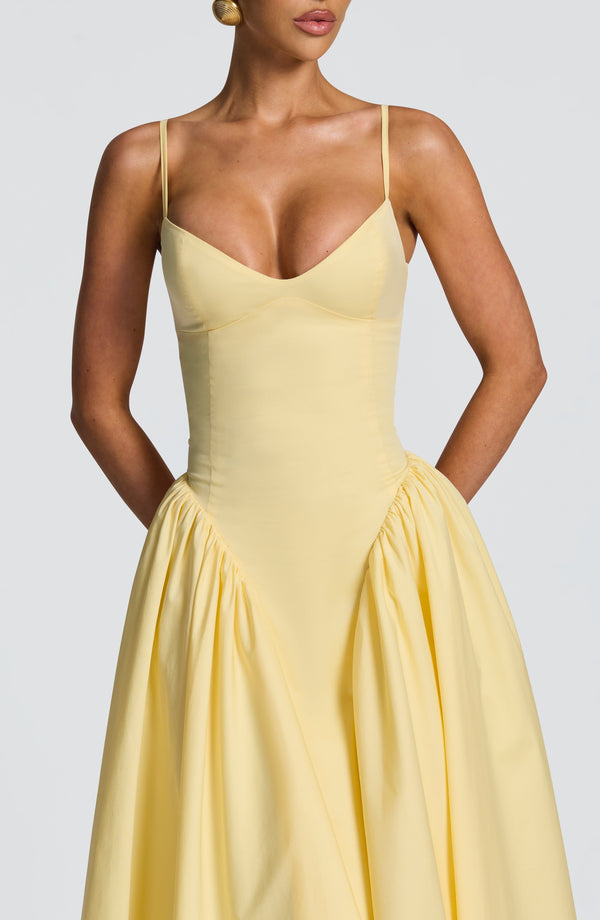 Amelie | Women's Sophisticated A-line Summer Midi Dress