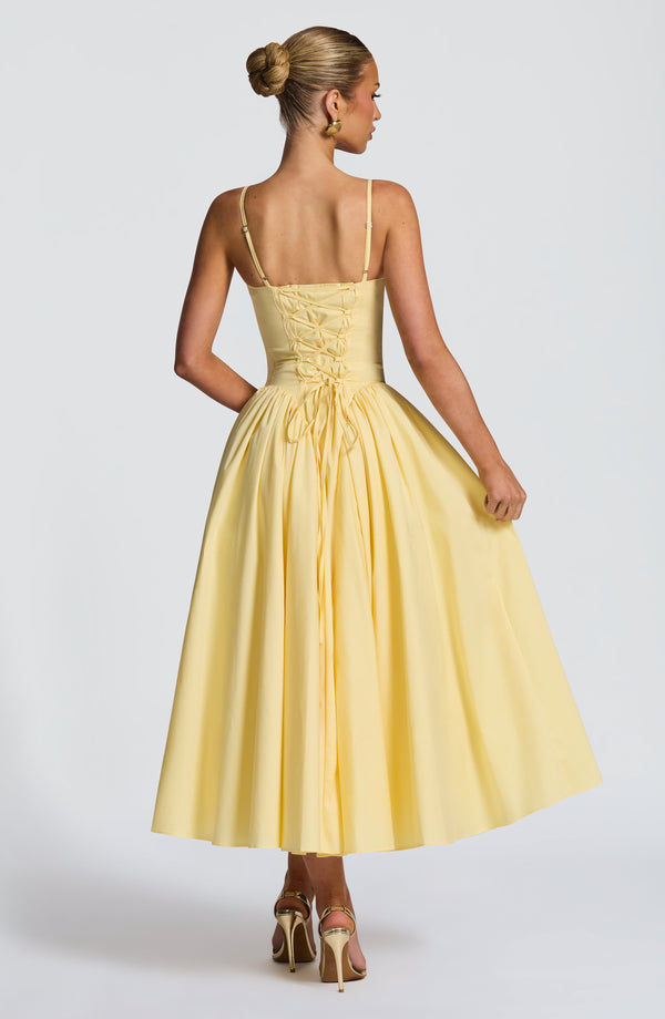 Amelie | Women's Sophisticated A-line Summer Midi Dress