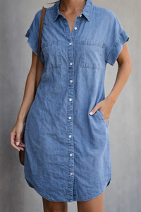 Florence | Women's Casual Shortsleeve Shirtdress