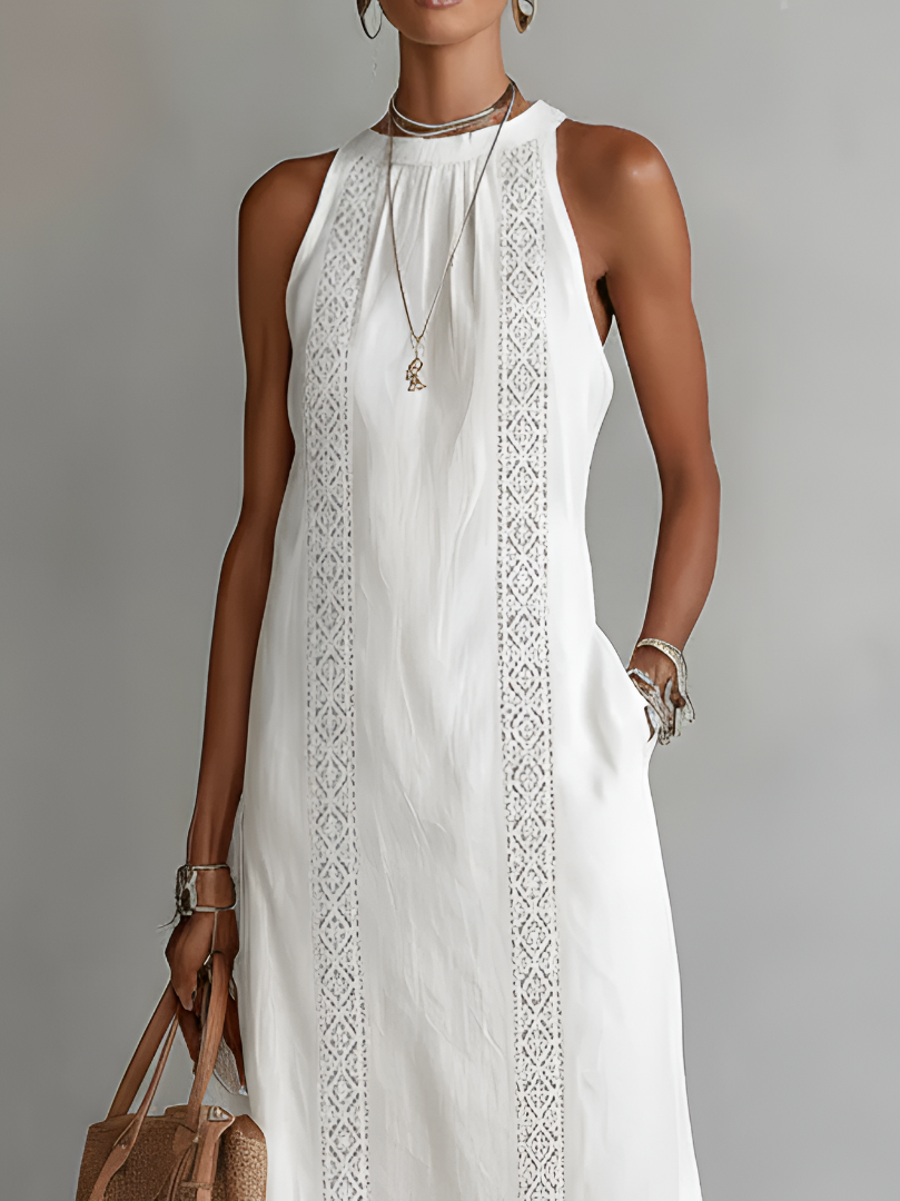 Grace | Women's Sleeveless Summer Midi Dress