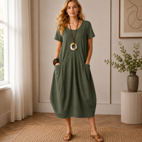 Hannah | Women's Casual Summer Midi Dress