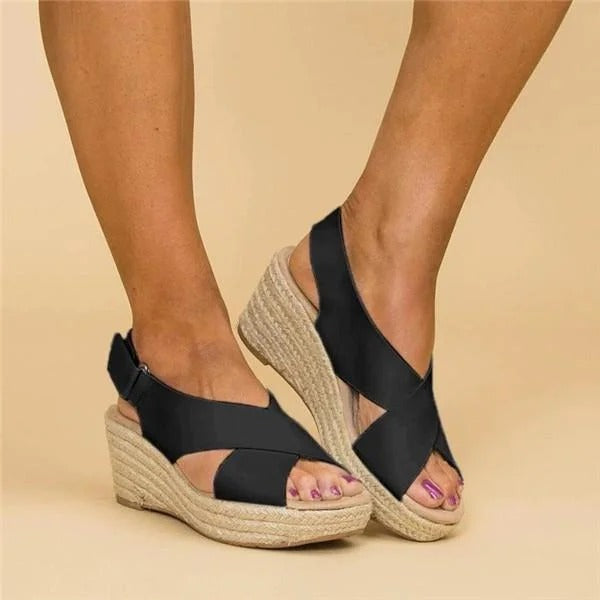 Holly | Women's Espadrille Wedge Sandals Shoes