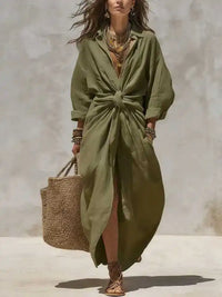 Camilla | Women's Relaxed Fit V-Neck Maxi Dress