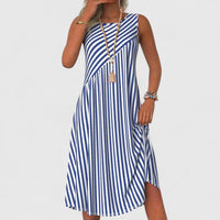 Isabella | Women's Elegant Striped Summer Dress