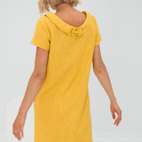 Jasmine | Women's Casual Round Neck Linen Midi Dress