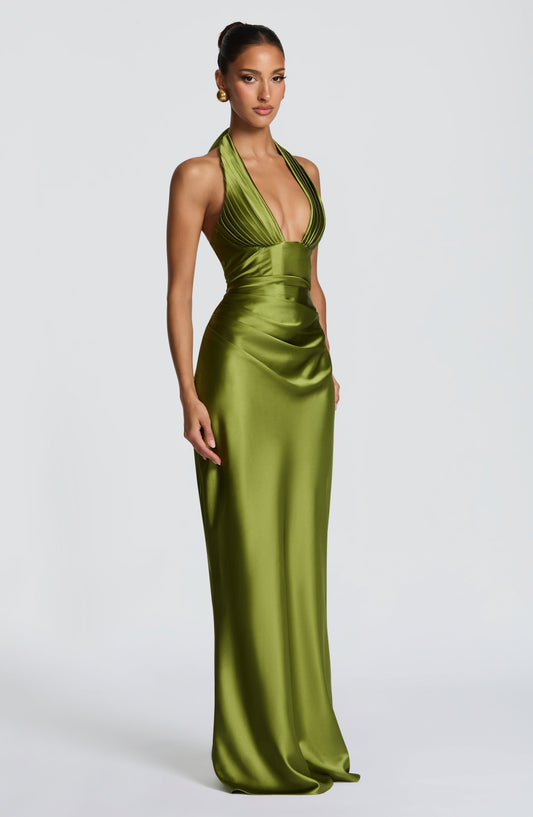 Karen | Women's Halterneck Elegant Body Con Maxi Dress