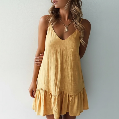 Kerry | Women's Casual Ruffle Summer Mini Dress