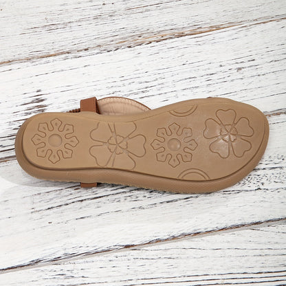 Laura | Women's Flat Embellished Orthopedic Boho Summer Sandals