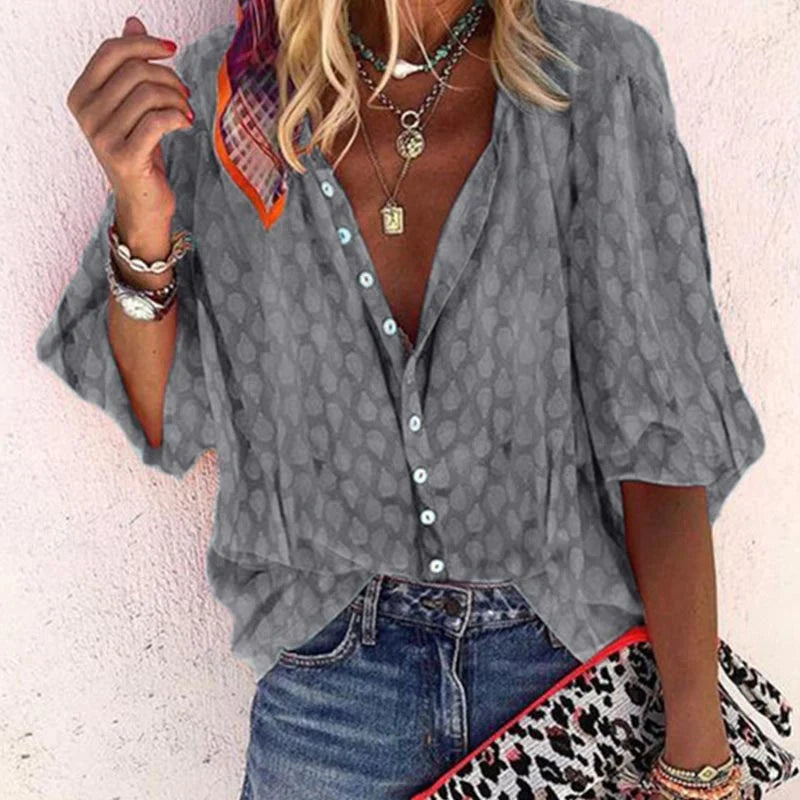 Lexi | Women's Breathable Relaxed Fit Summer Blouse