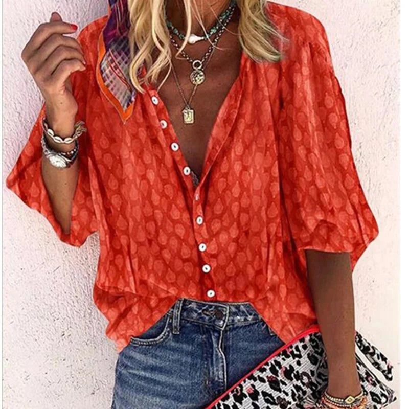 Lexi | Women's Breathable Relaxed Fit Summer Blouse