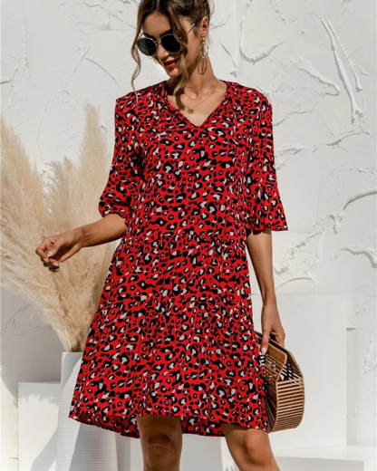 Leopard Red Print