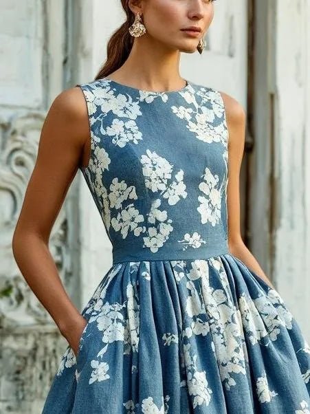 Sophie | Women's Floral Wedding Guest Midi Dresses
