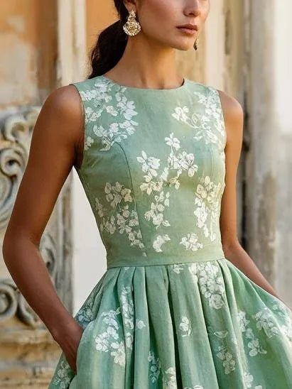 Sophie | Women's Floral Wedding Guest Midi Dresses
