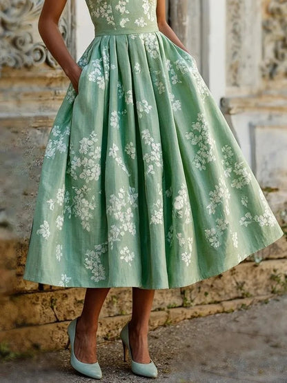 Sophie | Women's Floral Wedding Guest Midi Dresses